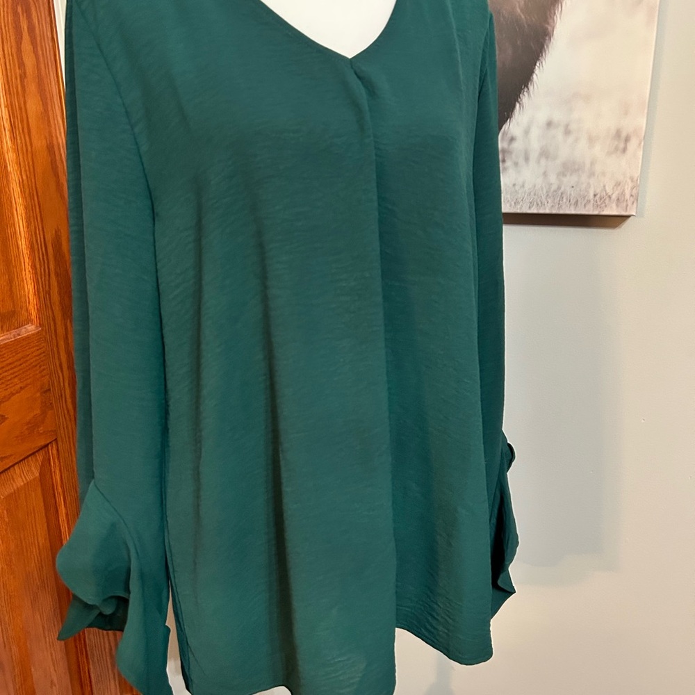 Chic Teal Women's Blouse